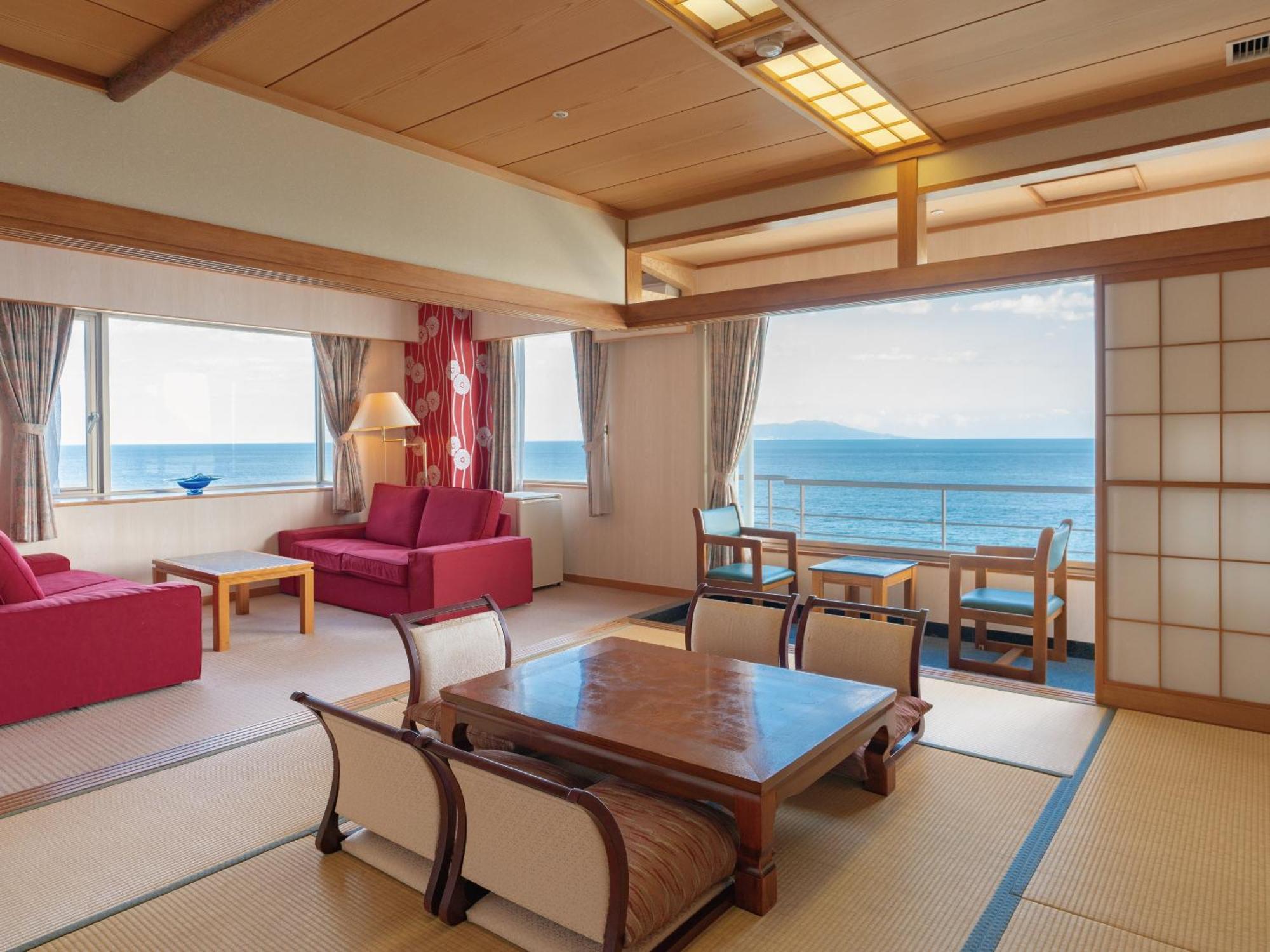 34m² studio Appartement, met 1 privé badkamer in Higashiizu Kamer foto